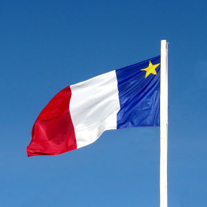 Le drapeau acadien